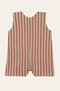 Jardineira Gaspar Vermelho cru