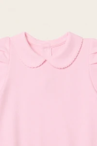 Body Gola Menina Pima Rosa