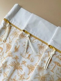 Kit Saquinho Toile du Jouy Mostarda