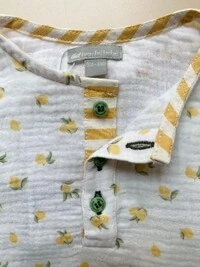 Pimpão Gaze Limão Off White Mostarda