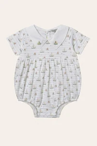 Macacão Curto Barquinho Pima Colorido