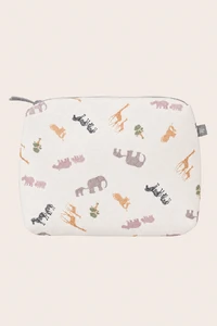 Necessaire Estampa Família Bichos Colorido