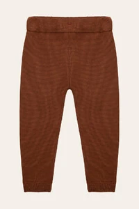 Calça Jogger Tricot Avelã