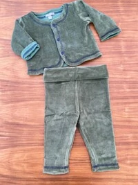 Conjunto Dupla Face Plush Verde