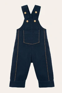 Jardineira Amor Azul Marinho