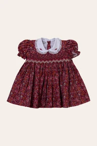 Vestido Eliza Floral Miúdo Tons de Rosa