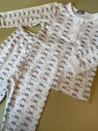 Pijama Coelho Pima Azul