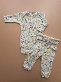 Conjunto Algodão Egípcio Botânico Colorido