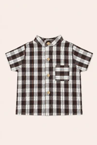 Camisa Lucas Xadrez Marrom