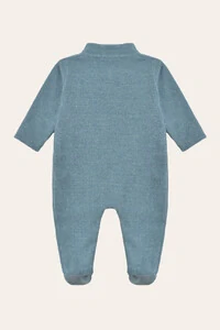 Macacão Glace Zíper Azul Jeans