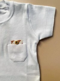 Camiseta Bolsinho Algodão Egípcio Branco