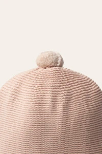 Gorro Pompom Salmão Light