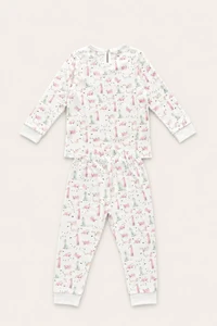 Pijama Cachorros Pima Rosa