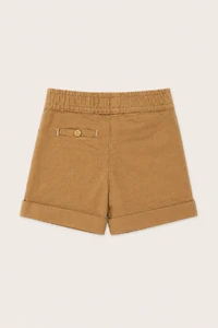 Shorts Milu Sarja Marrom