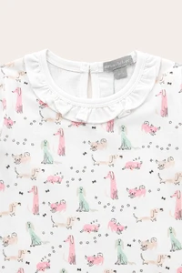 Pijama Cachorros Pima Rosa