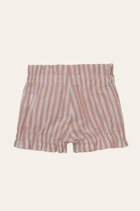 Shorts Laço Listrinha Rosa