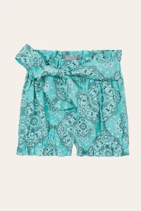 Shorts Laço Bandana Azul Acqua