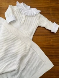 Manta mousse Lã Colo Branco