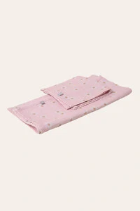 Kit Fralda Estampa Daisy Rosa