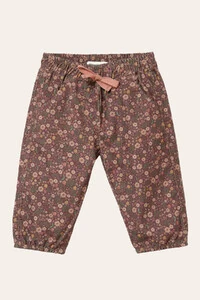 Calça Veludinho Floral Dream Colorido com Vinho