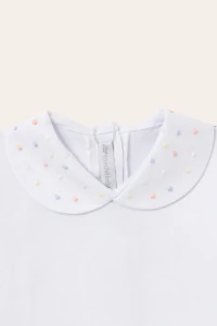 Body Gola Punho 156 Colorido com Amarelo