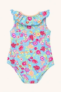 Maiô Aurora Floral Azul