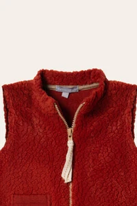 Colete Pelinho Terracota