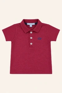Camiseta Piquet Polo Manga Curta Vinho