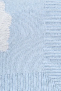 Manta Nuvem Colo Azul Bebê