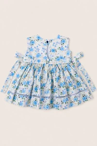 Vestido Alice Rosas Azul