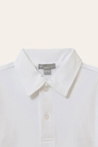 Camiseta Polo Manga Longa Pima Branco