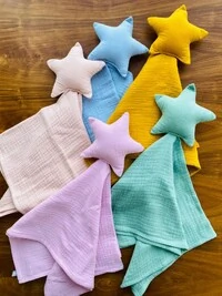 Naninha Estrela Gaze Verde Menta