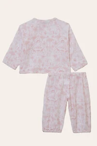 Conjunto Gaze Toile Du Jouy Rosa
