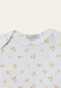 Conjunto Algodão Egípcio Limão Off White Mostarda