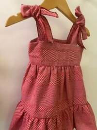 Vestido Tina Listra Vermelho