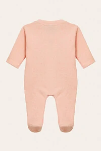 Macacão Glacê Raglan Rosa