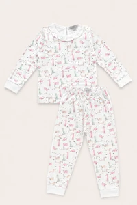 Pijama Cachorros Pima Rosa