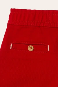 Shorts Milu Sarja Vermelho