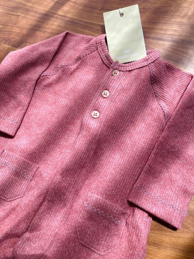 FotoMacacão Canelado Raglan Terracota