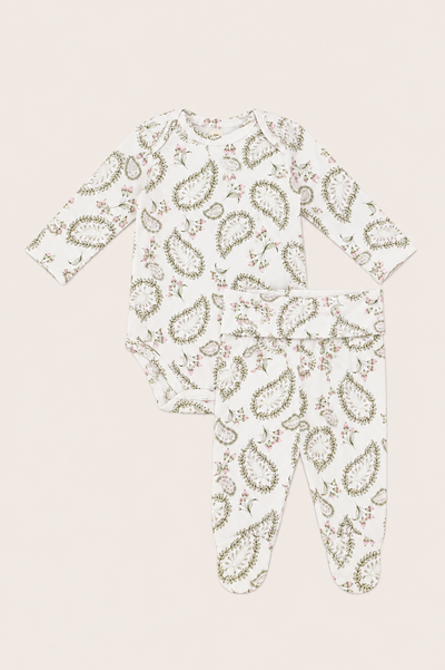 Foto Conjunto Paisley Algodão Egípicio Colorido