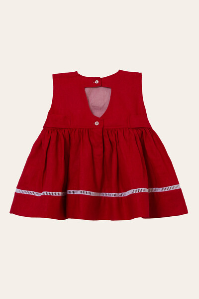 FotoVestido Alice Linho Vermelho