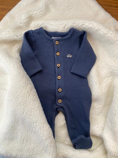 FotoMacacão Waffle Azul