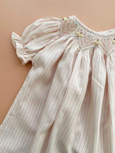 FotoVestido Isabela Listra Pastel Rosa