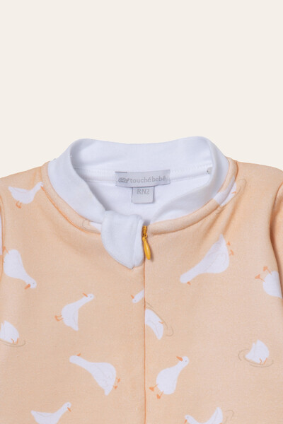 FotoMacacão Astronauta Patinhos Algodão Egípcio Amarelo