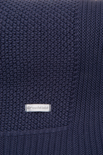 FotoManta Ponto Renda Colo Azul Marinho