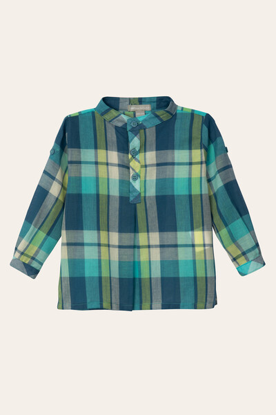 Foto Camisa Gola Padre Xadrez