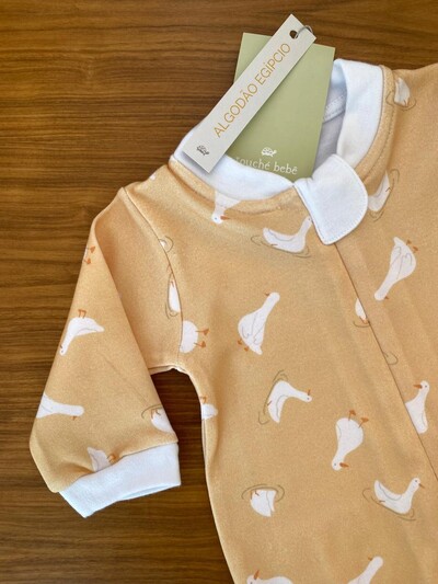 FotoMacacão Patinhos Algodão Egípcio Amarelo