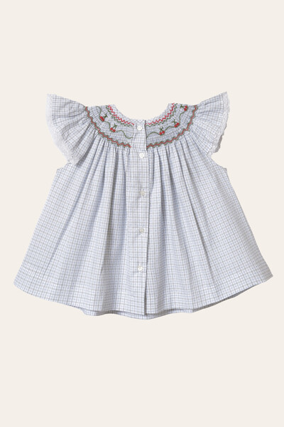 FotoVestido Isabela Xadrez Cereja Verde