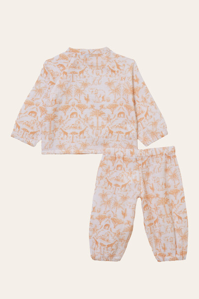 FotoConjunto Gaze Toile Du Jouy Mostarda