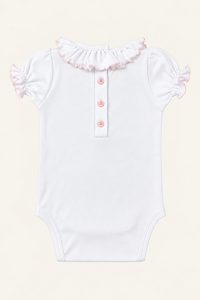Foto Body Frufru Algodão Egípcio Rosa Claro